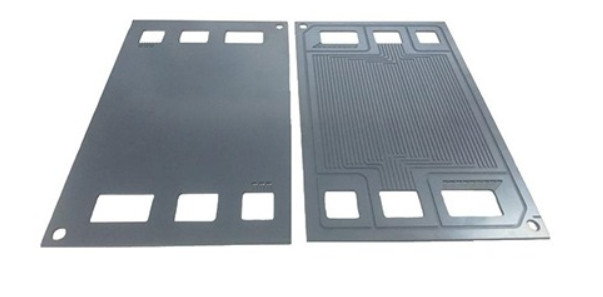 La grafite del carbonio di 2mm placca il più leggermente i piatti bipolari flessibili in Fuel Cell